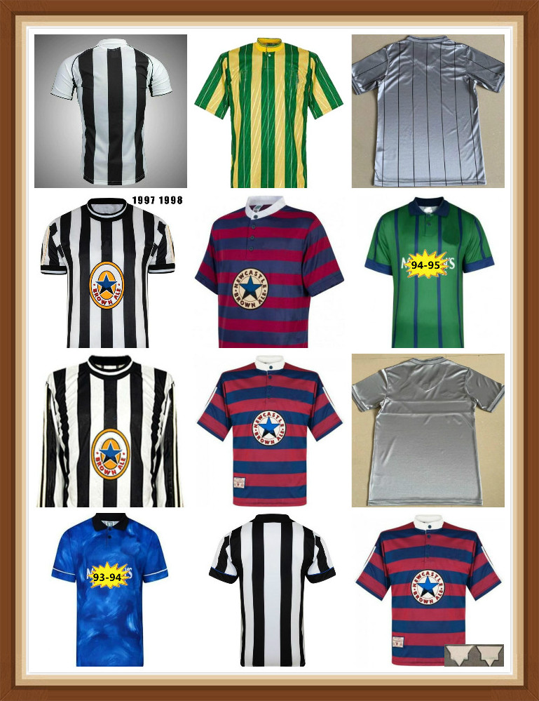 

94 95 96 97 98 99 05 06 Retro SOCCER jerseys HAMANN SHEARER PINAS 1984 1985 1997 0506 UNITED OWEN classic FOOTBALL SHIRTS, Black;yellow