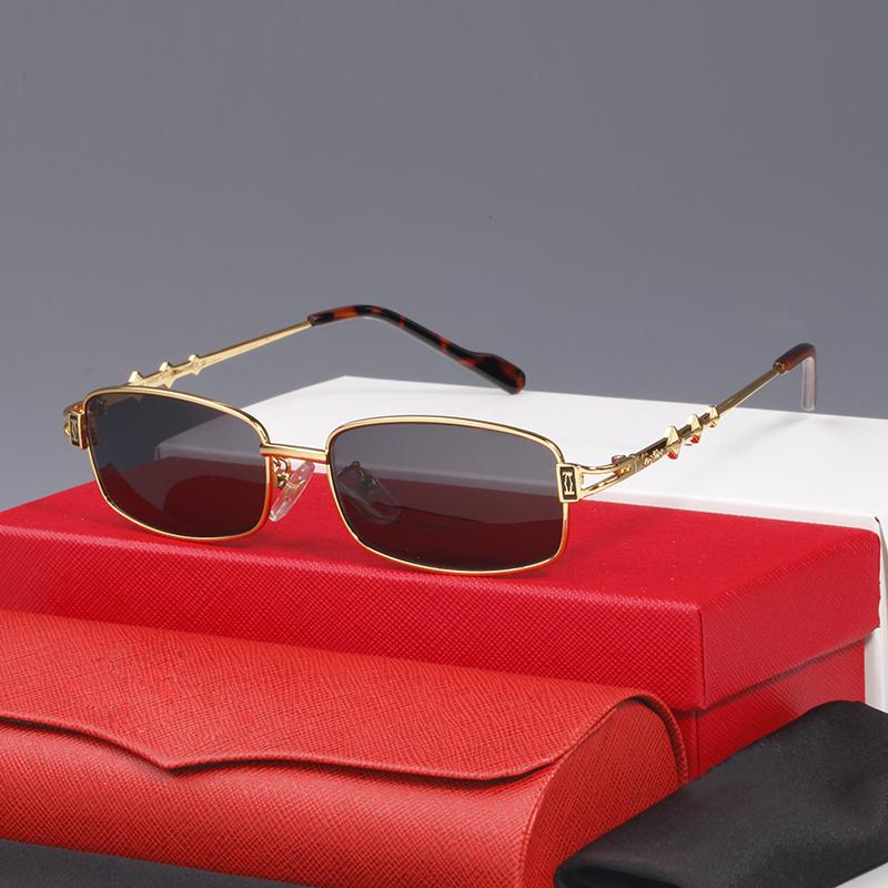 

fashion Multicolor lenses With Packaging Men's fashion metal sunglasses ladies classic gradient retro clear glasses New Arrival fashion, White;black
