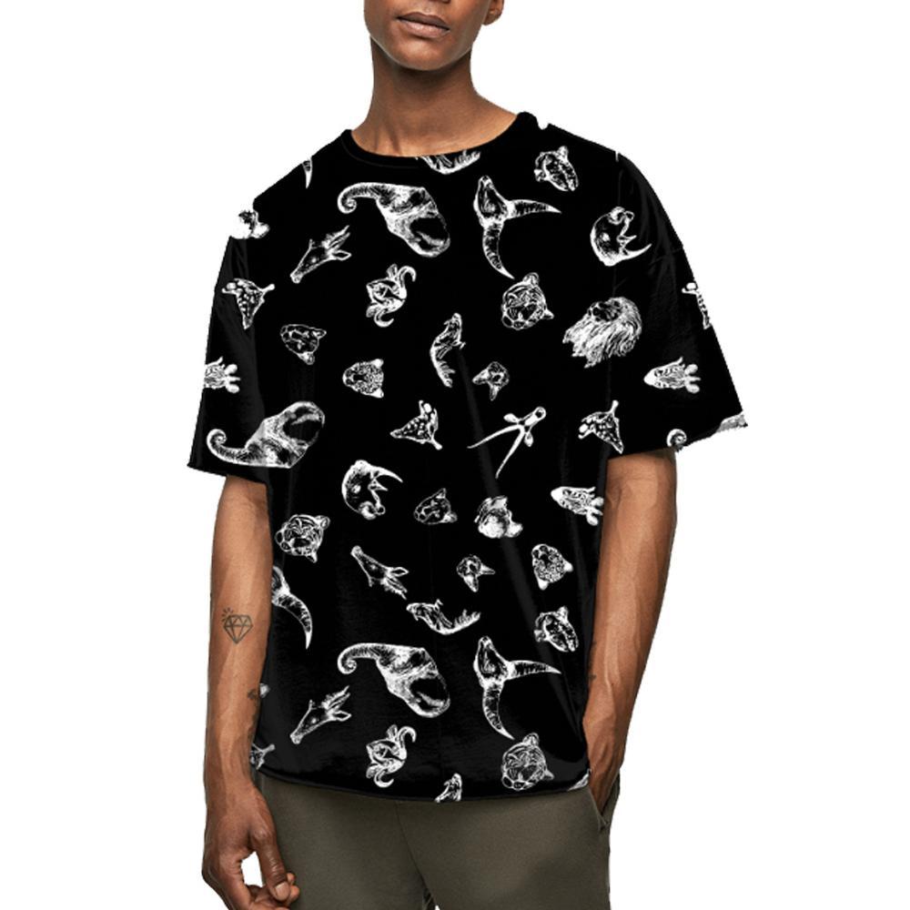 

2021 New Summer Male Black Tshirt O-neck Short Funny Ment-shirts X6uz