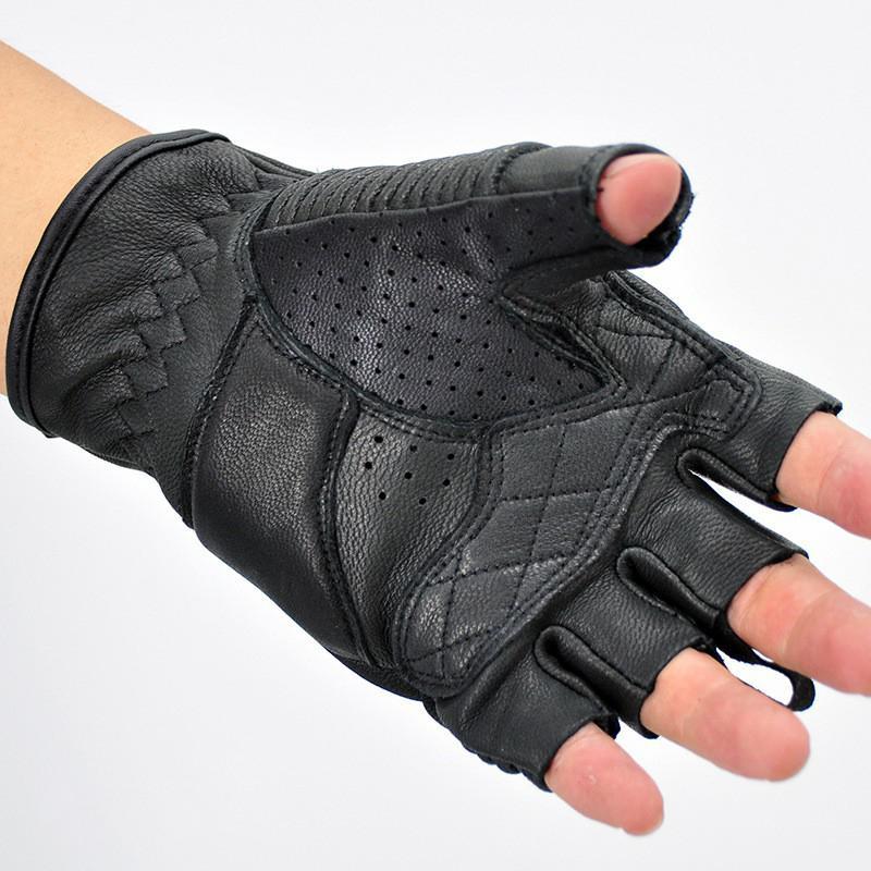 

Sports Gloves Man Motorcycle Summer Half-finger Racing Cross-country Anti-fall Breathable Absorbed Motorcross Moto, As pic