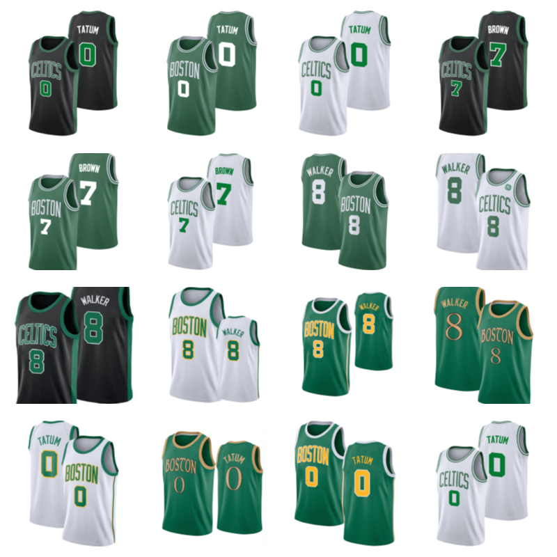 

Basketball jersey0 Tatum Jaylen7 Brown Kemba8 Walker LarryBasketball jersey, Black;red
