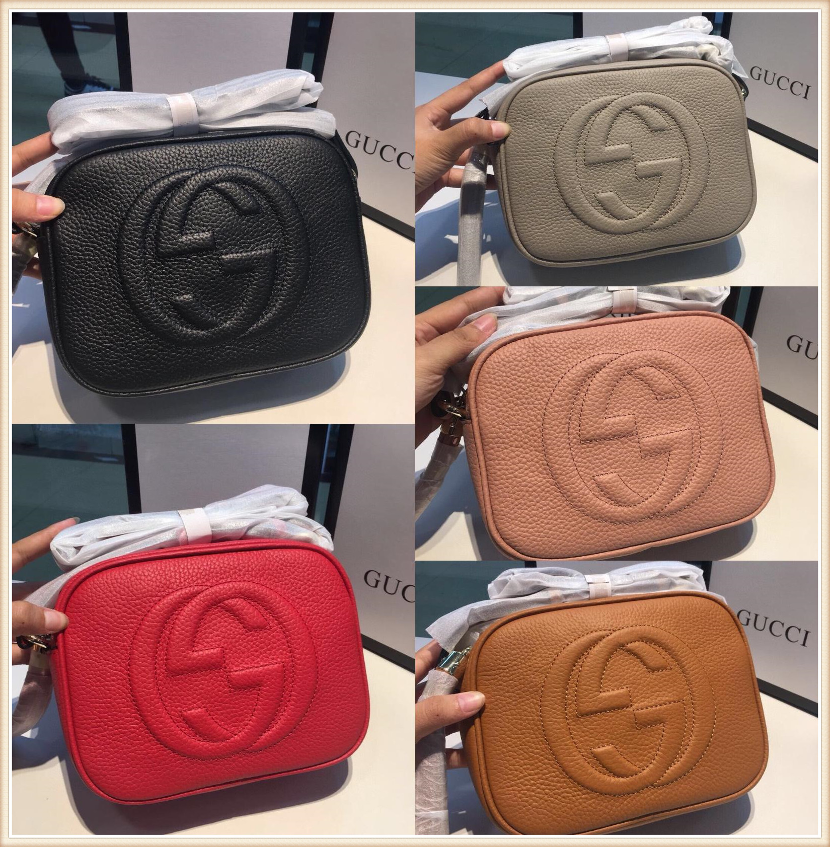 

LV Louis Vitton Top leather Handbags Women Handbags Bags Crossbody Soho Bag Disco Shoulder Bag Messenger Bags Purse gg, Red;black