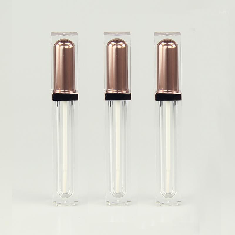 

Storage Bottles & Jars 30/50pcs 6ml Top GradeRose Gold Empty Lip Gloss Tube,Square Gloze Bottles,High Grade DIY Lipgloss Packing Container