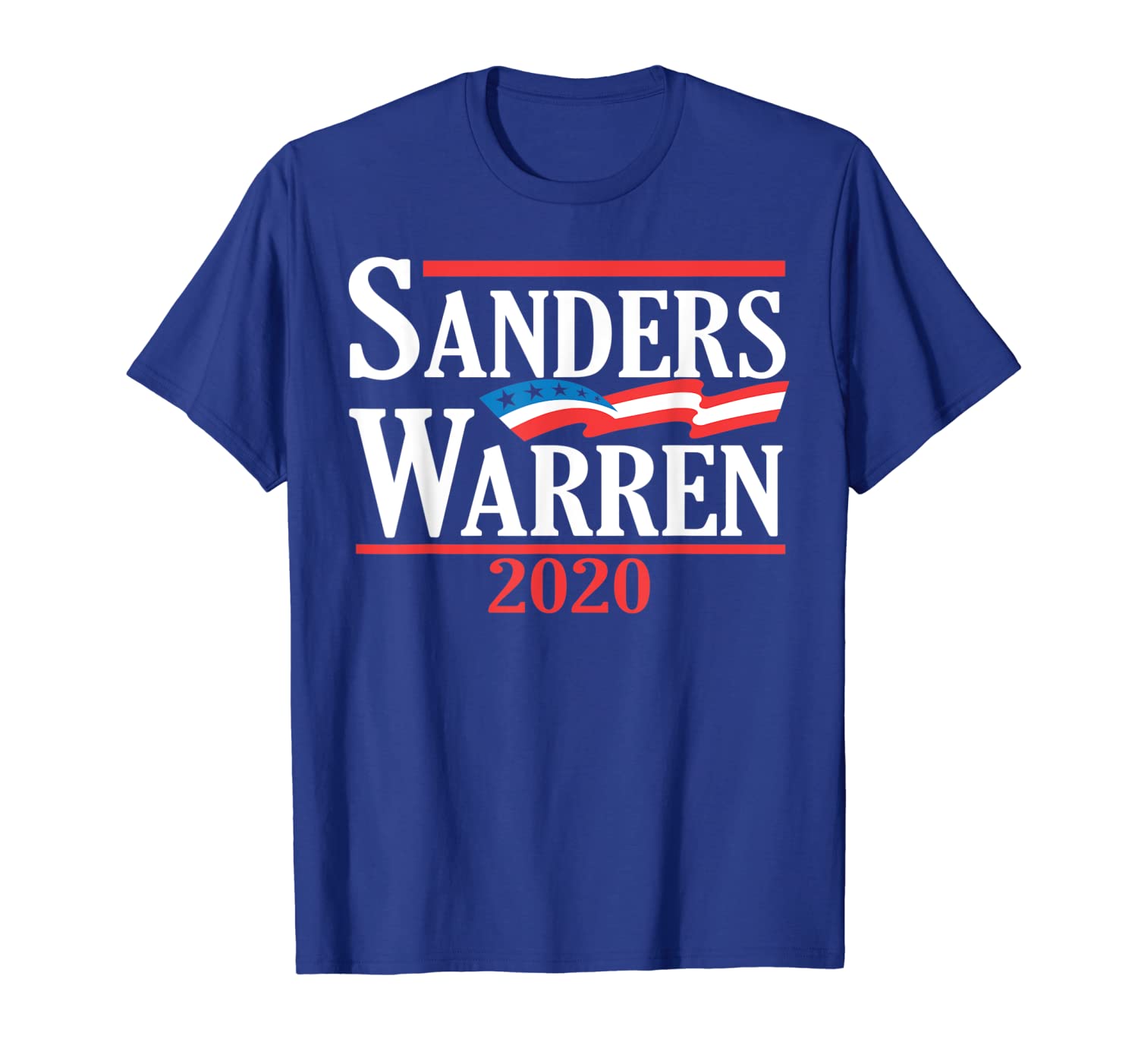 

elizabeth warren 2020 t-shirt - sanders warren 2020 t-shirt, White;black