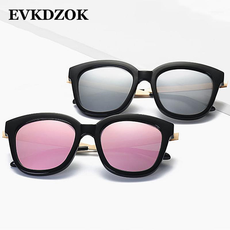 

Sunglasses 2021 Unisex Plastic + Metal Square Men Polarized Glasses For Women Driving Sun HD Eyeglasses Pink Lens P88021