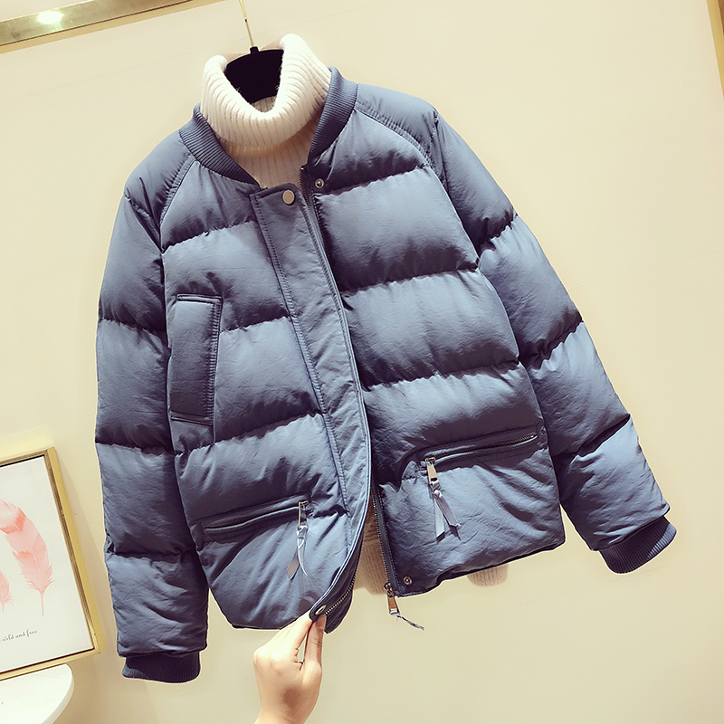 

2021 New Cotton Female Short Autumn Winter Jacket Slim Parka Women Coat Pp408 H4xr, Black
