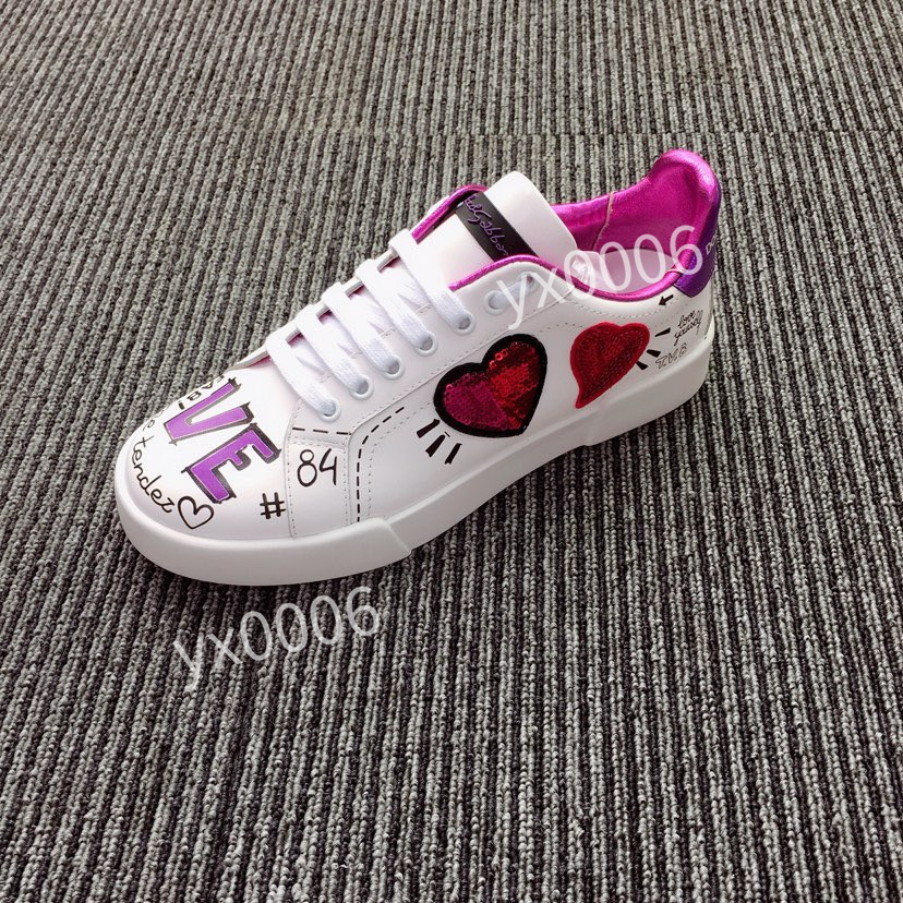 

2022 Designer Sneakers Calfskin Casual Shoes Fashion 35-41 All-match Stylist Shoees Suede Leather Trainers Patchwork Leisure Shoes Platform hc190702