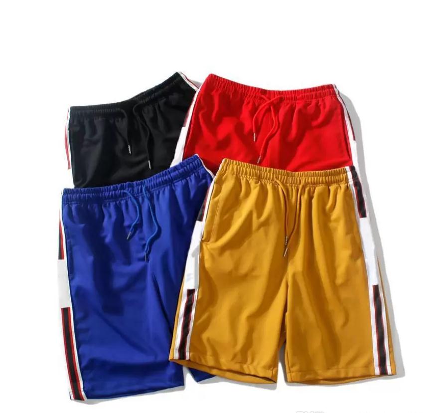 

Mens Designer Summer Shorts Pants Fashion 4 Colors Printed Drawstring Shorts Relaxed Homme Sweatpants, Yellow