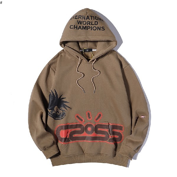 

2021 Travis Scott Merch Cactus Jack Motor Sport Hoodie X312 687, Brown