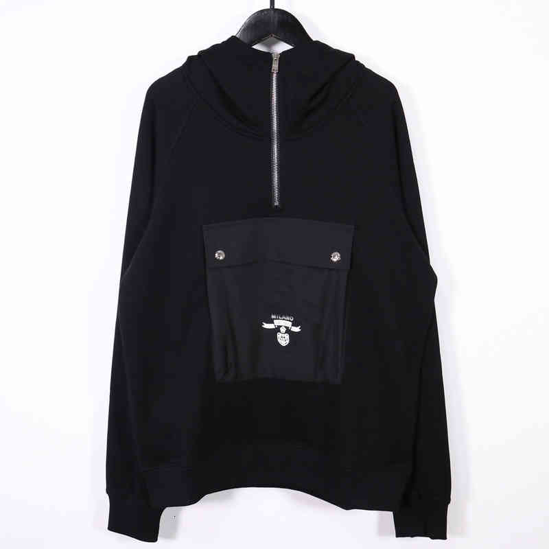 

Men's Jackets designer mens jackets sports street windproof High-end oversized asian size Double-layer fabric design two color joggers hoodies L8HL, Black