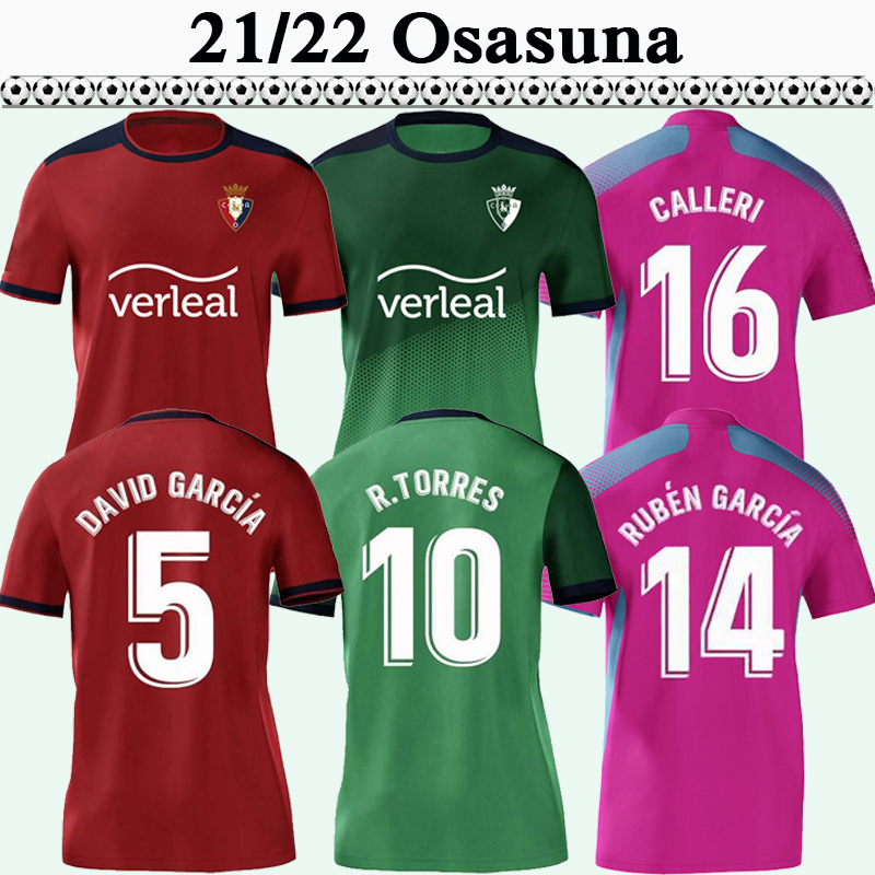 

2021 2022 Osasuna MONCAYOLA CHIMY AVILA Mens Soccer Jerseys R.TORRES KIKE BARJA RUBEN GARCIA Home Away Football Shirt Short Sleeve, Black;yellow