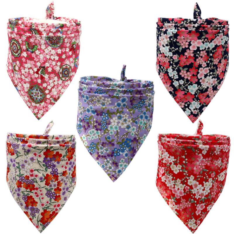 

30pcs Spring Pet Supplies Dog bandana Small-Middle Dog Bandanas Scarf Girl Cat Grooming Accessories Pet Products, Mixed colors