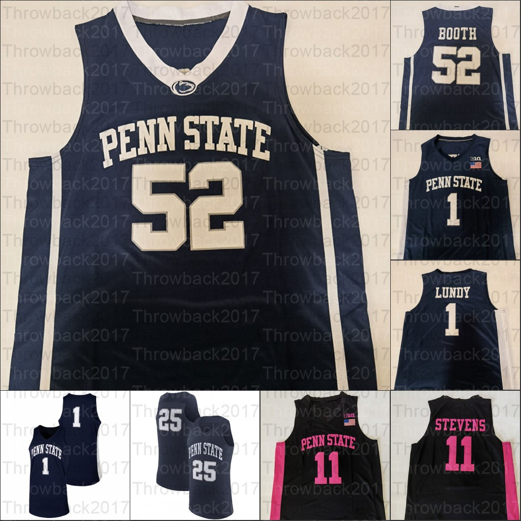 

Custom Penn State Nittany Lions Basketball jerseys Seth Lundy Abdou Tsimbila DJ Gordon Caleb Dorsey Patrick Kelly Trent, Navy ii