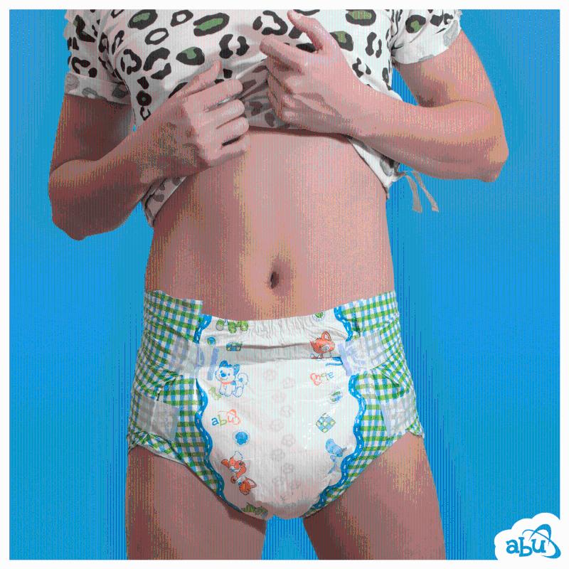 

Cloth Diapers ABDL Diaper Lover Soft US Ddlg Adult Baby Little Pawz Space Trial Package 3PCS Daddy Dummy L, As pic