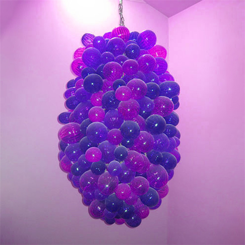 

Modern Lamps LED Chandeliers Mouth Blown Glass Pendant Light Fixtures for Living Room Kitchen Decoration Vintage Industrial Style Home Decor Nordic Lamp