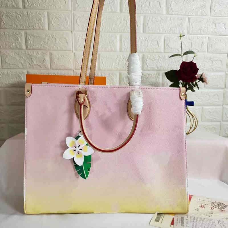 

2021 Designer Shoulder Bags women's luxury classic letter printed shopping bag fashion high quality handbag purses handbags, Pay for dhl