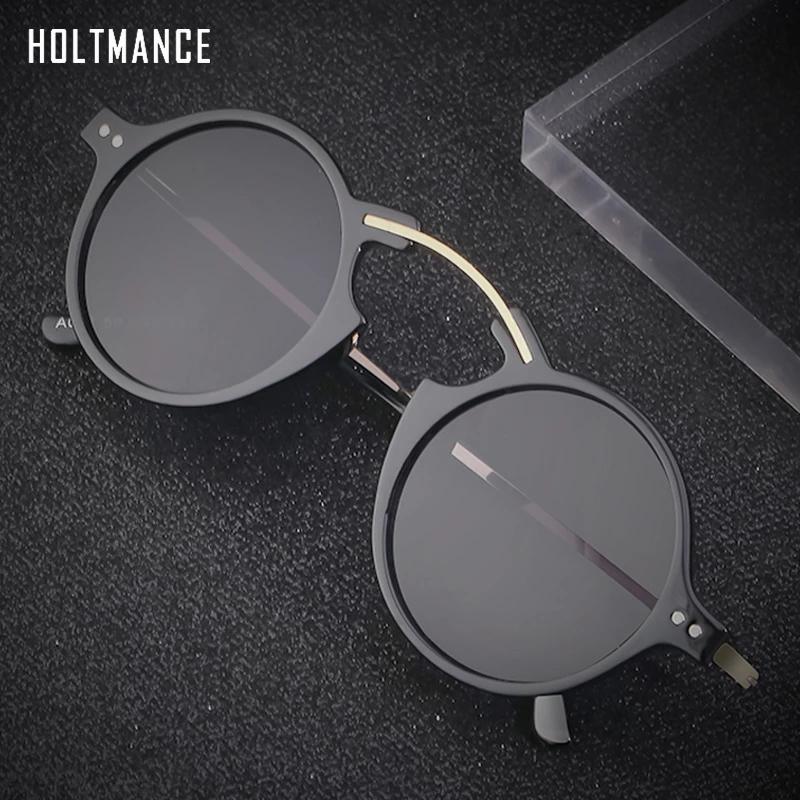 

Sunglasses Vintage Small Round Steampunk Men 2022 Punk Sun Glasses For Women With A Case Gaming Computer Eyeglass