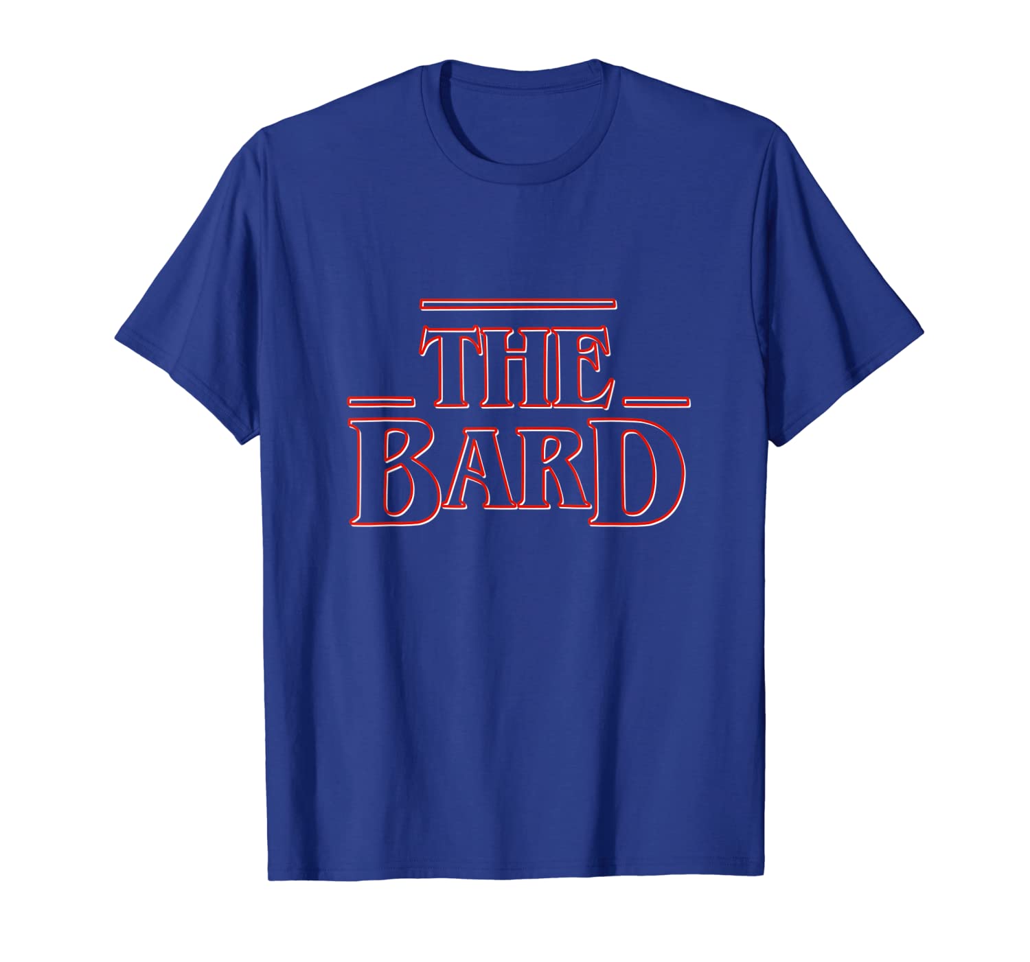 

The Bard Class RPG DND Party Member T Shirt Men Women Gift, White;black