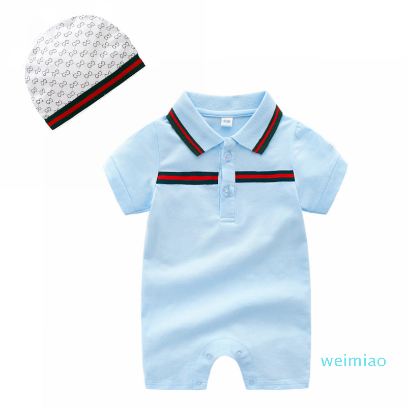 

Baby Boy Clothes Summer Baby Girls Clothing Sets Cotton Baby Rompers Newborn Clothes Roupas Bebe Infant Jumpsuits, Blue