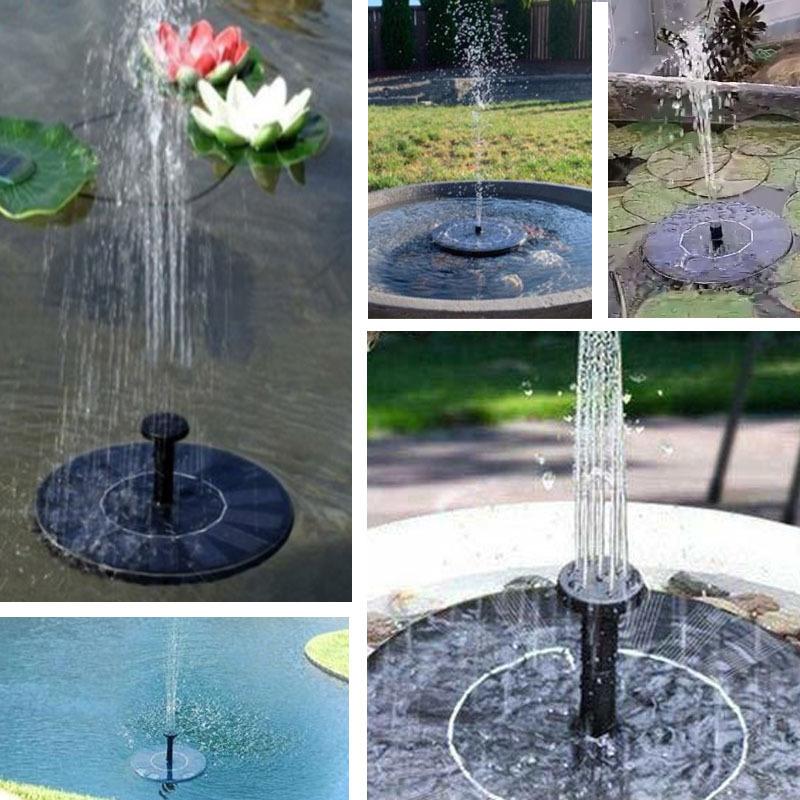 

Mini Solar Fountain Solar Water Fountain Garden Pool Pond Outdoor Panel Home Garden Decoration