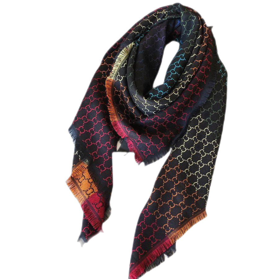 

2021 Square Scarf Oversize Classic Check Shawls Scarves For Men Women Designer Kerchiefs luxury Gold silver thread plaid g Shawl Size 140*140cm