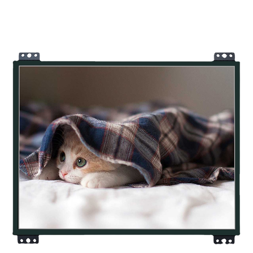 

K120TN-DV2/12.1" inch 1024x768 4:3 Metal Shell Open Frame DVI Monitor/12" VGA Embedded Power On Boot LCD Screen Display Monitor
