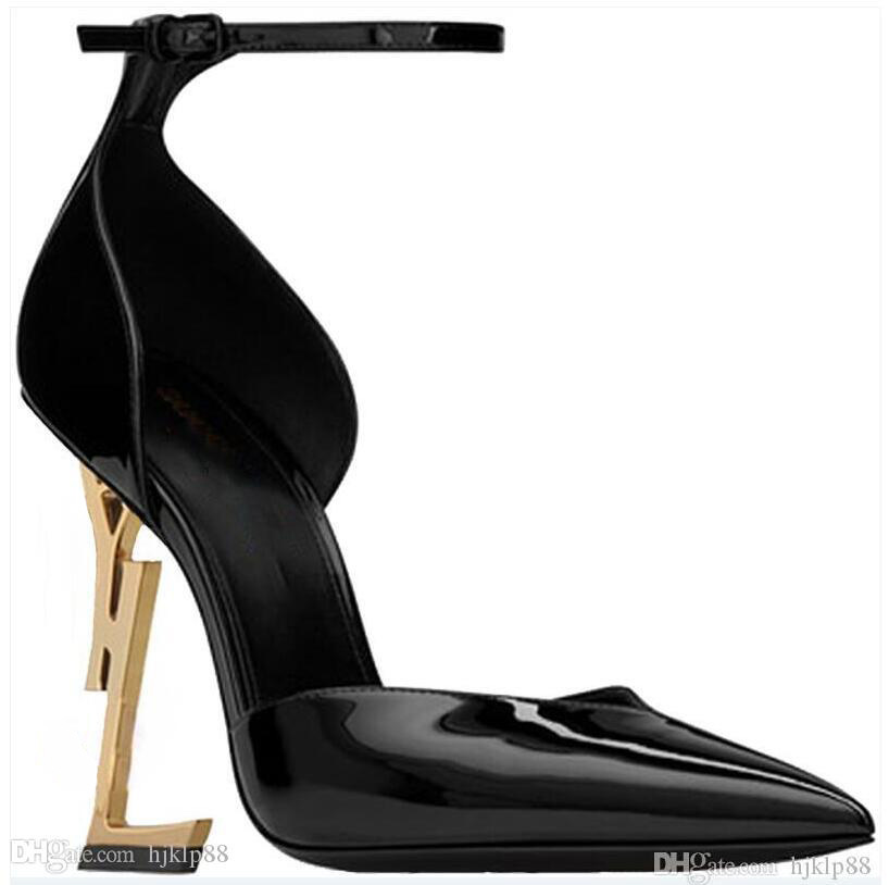 

2021Designer High Heels Fall Women Shoes Pointed Toe Wedding Evening Prom Party Dresses Shoe Women Sexy Ladies Fashions Black Pumps Shoes DH