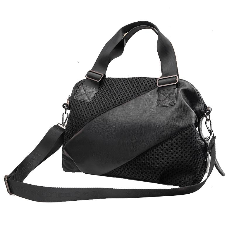 

Ladies Travel Storage Bag Fashion Shoulder Bag Large Capacity Luxury Handbag High Quality Mesh Messenger 2021 New Men's, Black