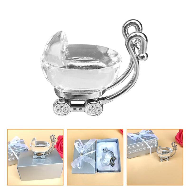 

Party Favor Crystal Baby Stroller Shower Decoration Return Gift For Guest