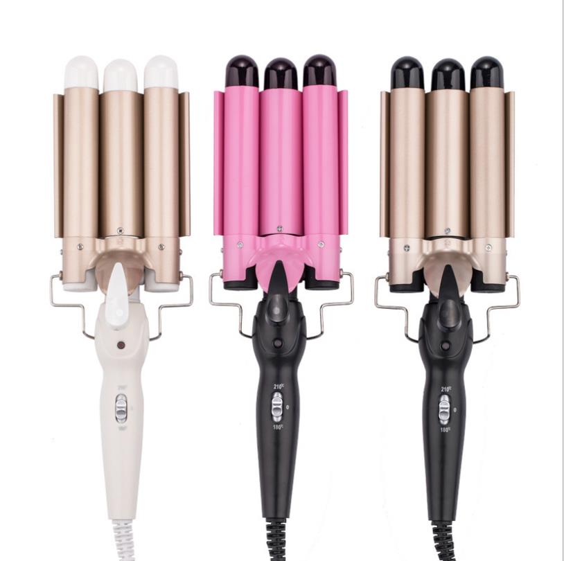 

Care & Productsprofessional Curling Iron Ceramic Triple Barrel Curler Irons Hair Wave Waver Styling Tools Hairs Styler Wand Drop Delivery 20
