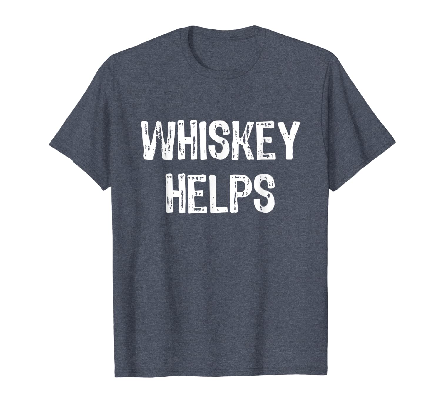 

whiskey helps funny drinking gift t-shirt, White;black