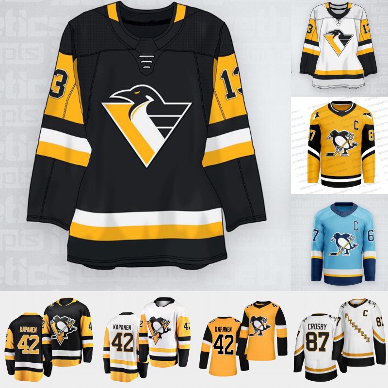 

Pittsburgh Penguins Concepts Jersey Sidney Crosby Jeff Carter Evgeni Malkin Jake Guentzel Kasperi Kapanen Bryan Rust Kris Letang Tristan Jarry Hockey Jerseys, As photo 14