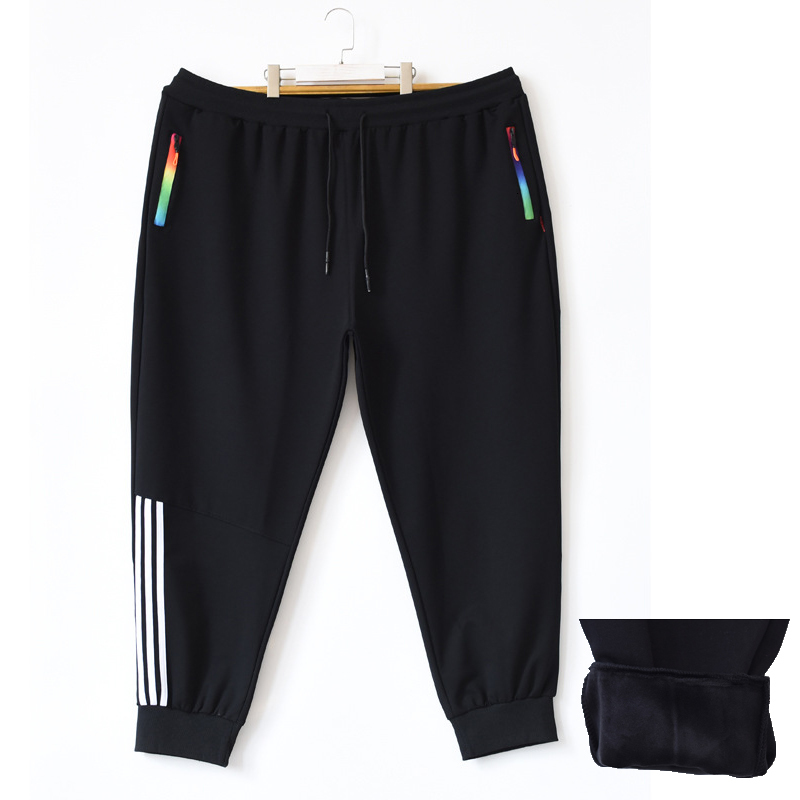 

2021 New Warm Winter Men Watch Baggy Over-loose Elastic Hare Cotton Sweatpants Big Casual Pants Plus Size 3xl-10xl 05qu, Solid