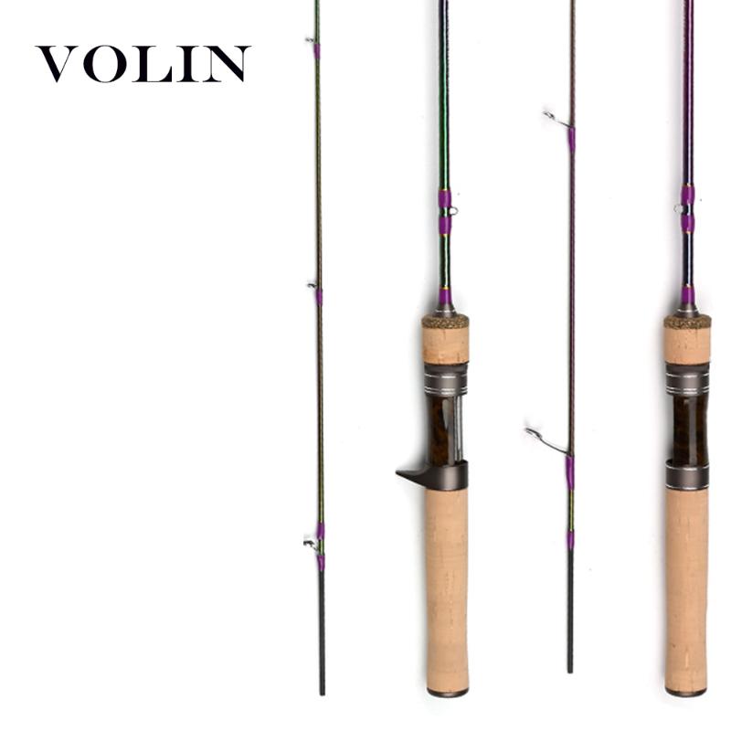

Boat Fishing Rods Volin Sell Spinning UL Trout Rod 1.53m1.68m Baitcasting Solid Top Tip Carbon Rockfishing Travel Pole