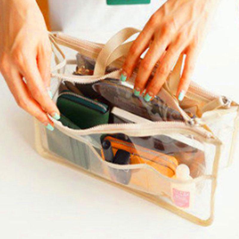 

New Women Makeup Organizer Bag Handbag Purse Large Travel Lady Casual Cosmetic Bag Travelling Multifunction Storage, Green