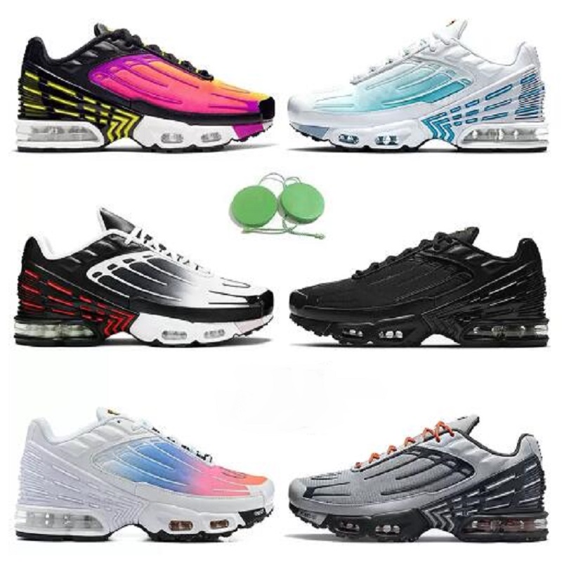 

Tn Plus 3 Running Shoes Women Mens Tuned Fashion Sports Hyper Purple Grey Navy Mesh Triple Black Laser Blue Ghost Green and Aqua Topography Pack Trainers Sneakers, #81