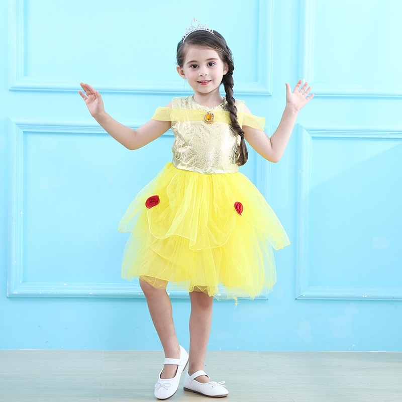

baby princess dress summer children's baby cotton girl's skirt, White