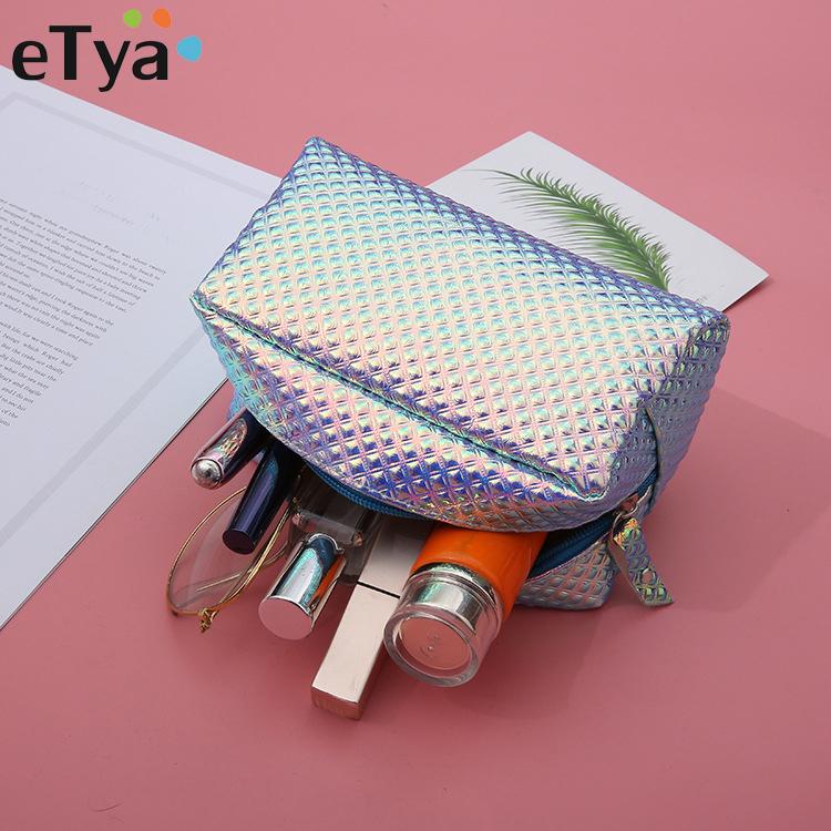 

Fashion Women Portable Zipper Travel Cosmetic Bag Small Makeup Case Makeup Wash Pouch Toiletry Bag Cosmetics Clutch, Purple