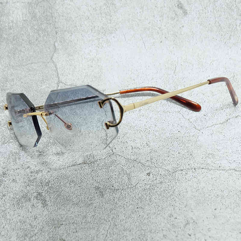 

Factory Direct Price Fashion Sun Glasses Men Diamond Cut Gafas De Sol Vintage Eyewear Customized Engrave Name And Initials