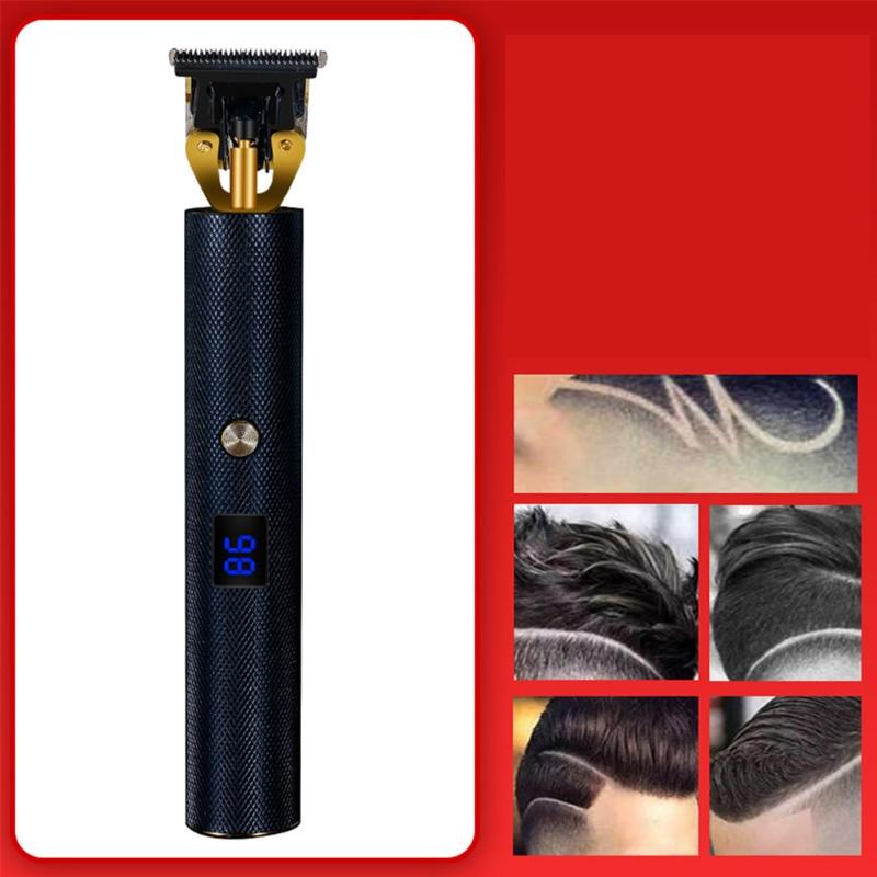 

Professional Hair Clippers Men T-Blade Beard Trimmer Barber Grooming Cordless A0NC