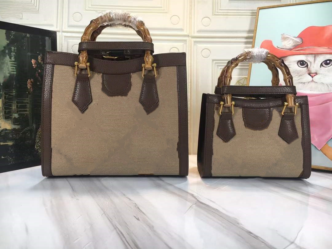 

2021Newest Bamboo Diana Hadbags Women Shoulder Bags Newest Fashion Designer Crossbody Totes Classic Letter with High Quality, Brown