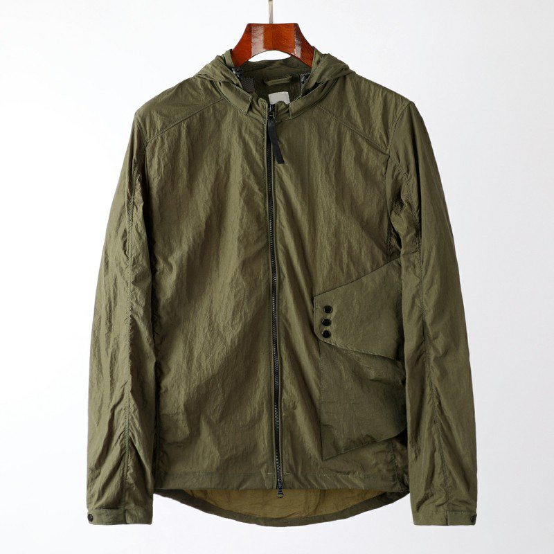

Windbreaker Sweatshirt Topstoney Mens Jacket Cyberpunk Casual Streetwear Goggles Hooded Overshirt Thin Men Coat SIZE M-XXL, Customize