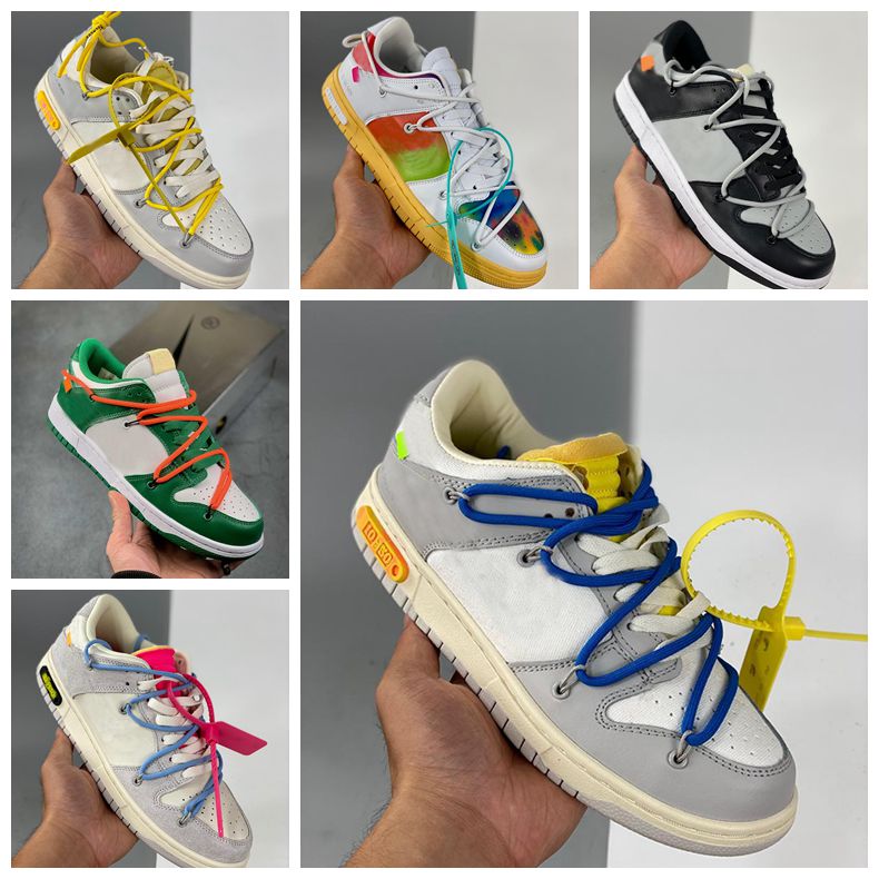 

designer off authentic dunk sb 01 of the 50 05 collection sail white shoes black pink blue orange 20 low men women sports running sneakers c
