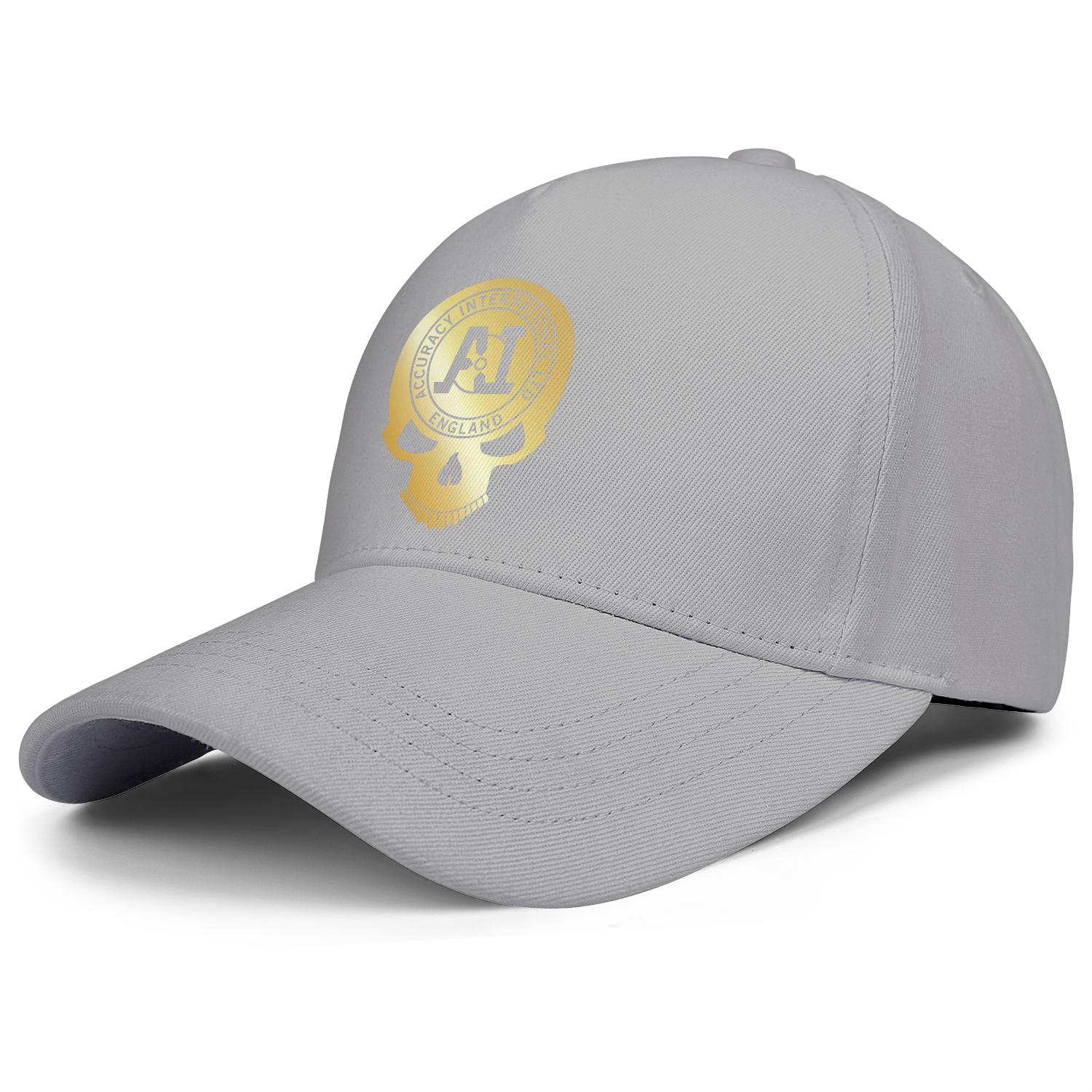 

Fashion Accuracy International Golden Unisex Baseball Cap Sports Unique Trucke Hats Logo Art logo, Blue;gray