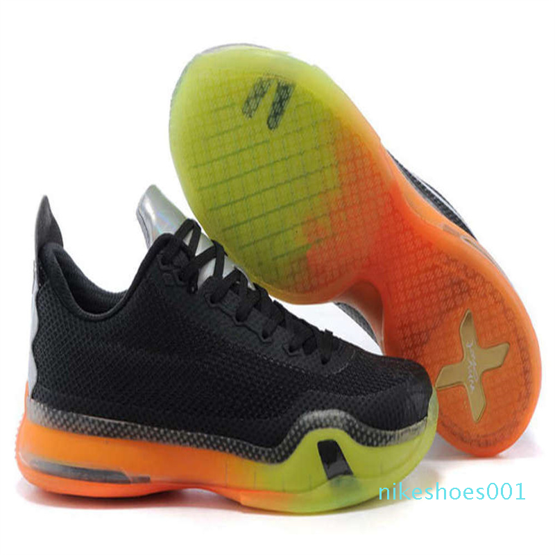 

High Quality Best X 10 Think Pink Men White Black Basketball Mamba 10 Sports Shoes Size 40-45, As photo 6