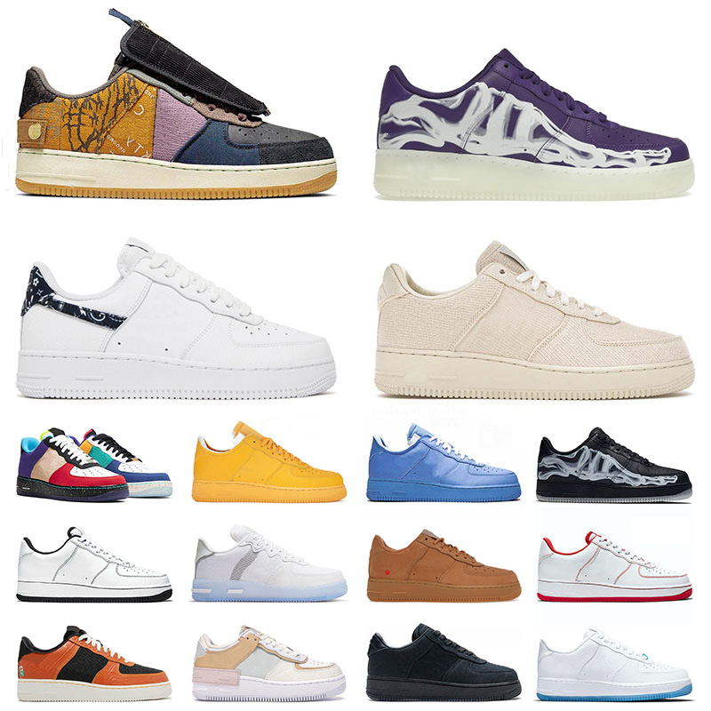 

Men Women Basketball Shoes 1 One Low Virgil Ablohs Black White Skeleton Purple Cactus Jack Mca UV Reactive University Gold Designer Sports Sneakers Trainers Outdoor, C18 36-45 shadow triple black