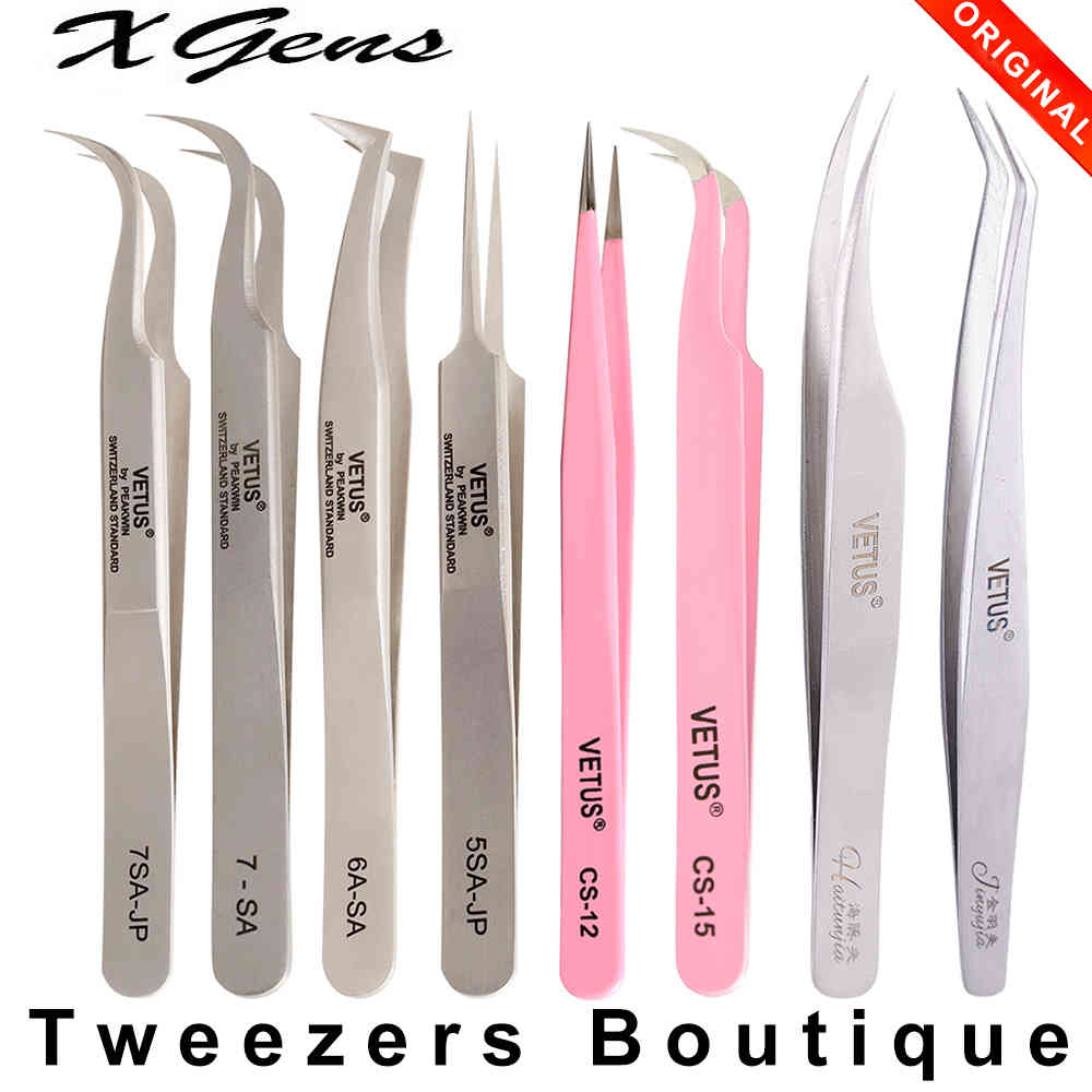 

Makeup Professional Eyelash Tweezers 3D Volume Eyelash Extension Tweezer Fan Lash Eyebrow Tweezers Excellent Closure