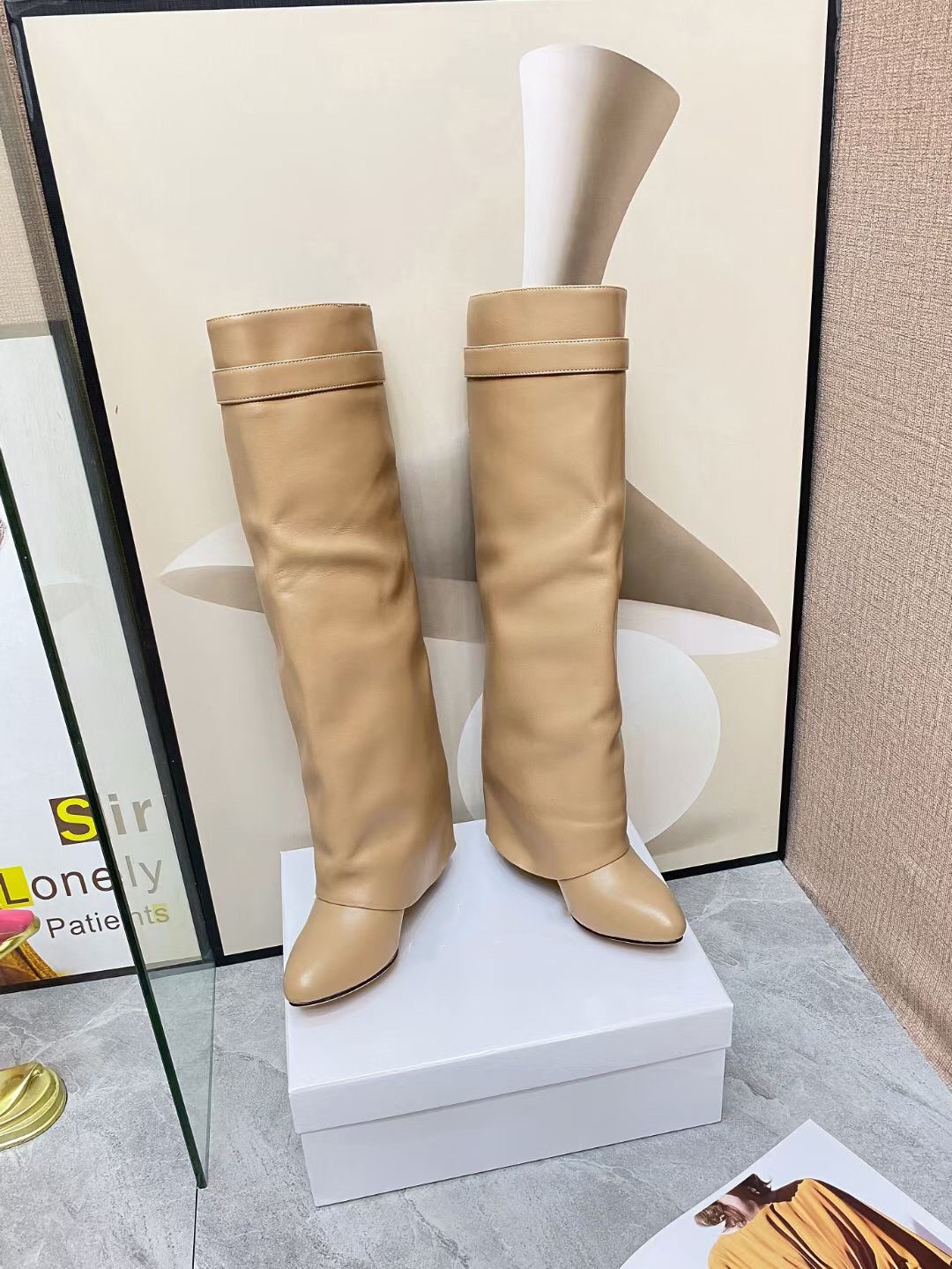 

2021 WINTER SHARK LOCK PANT BOOTS Size 35-41, Brown