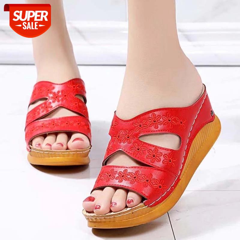 

Women Beach Shoes 2021 New Casual Women Wedge Shoes Fashion Non-slip Woman Sandals Slip on Girl Fashion Slides Outdoor #bR9x, Black