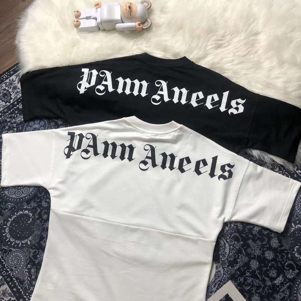 Muscle Brothers Mode Street T-shirt Palm Anngels à manches courtes Sanskrit Imprimer Bat Sleeve Hope
